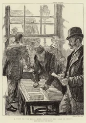 Una visita a la Casa de la Moneda Real, recibiendo el Oro en Lingotes